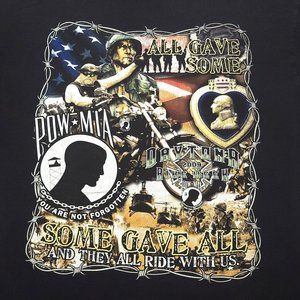 Daytona 2009 Bike Week TShirt Mens 3XL POW MIA They All Ride With Us Biker Shirt
